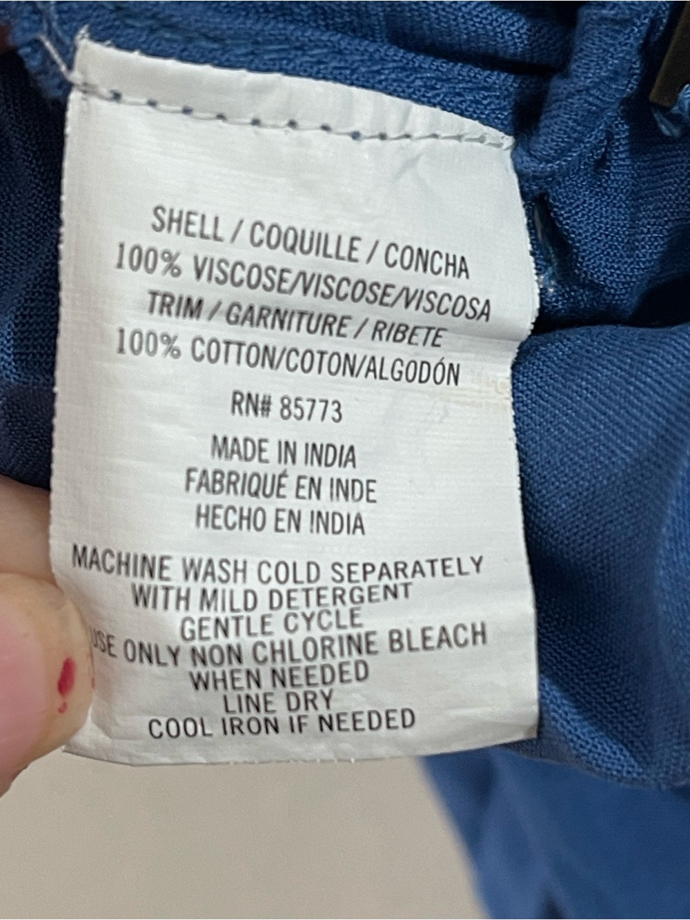 O'Neill Blue Drawstring Waist Jumpsuit - Picture 8 of 8
